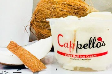Cappellos – Fried Roll Ice Cream 